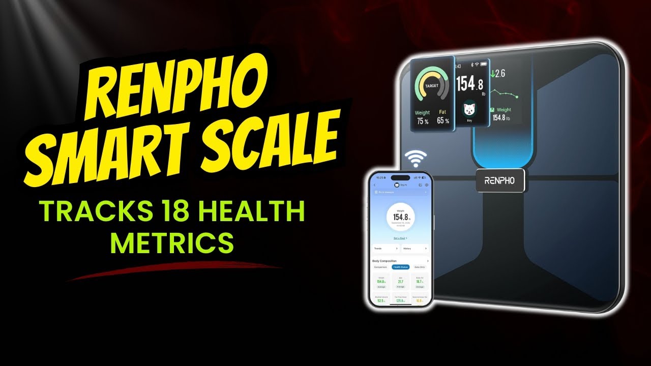 RENPHO Smart Scale Tracks 18 Health Metrics