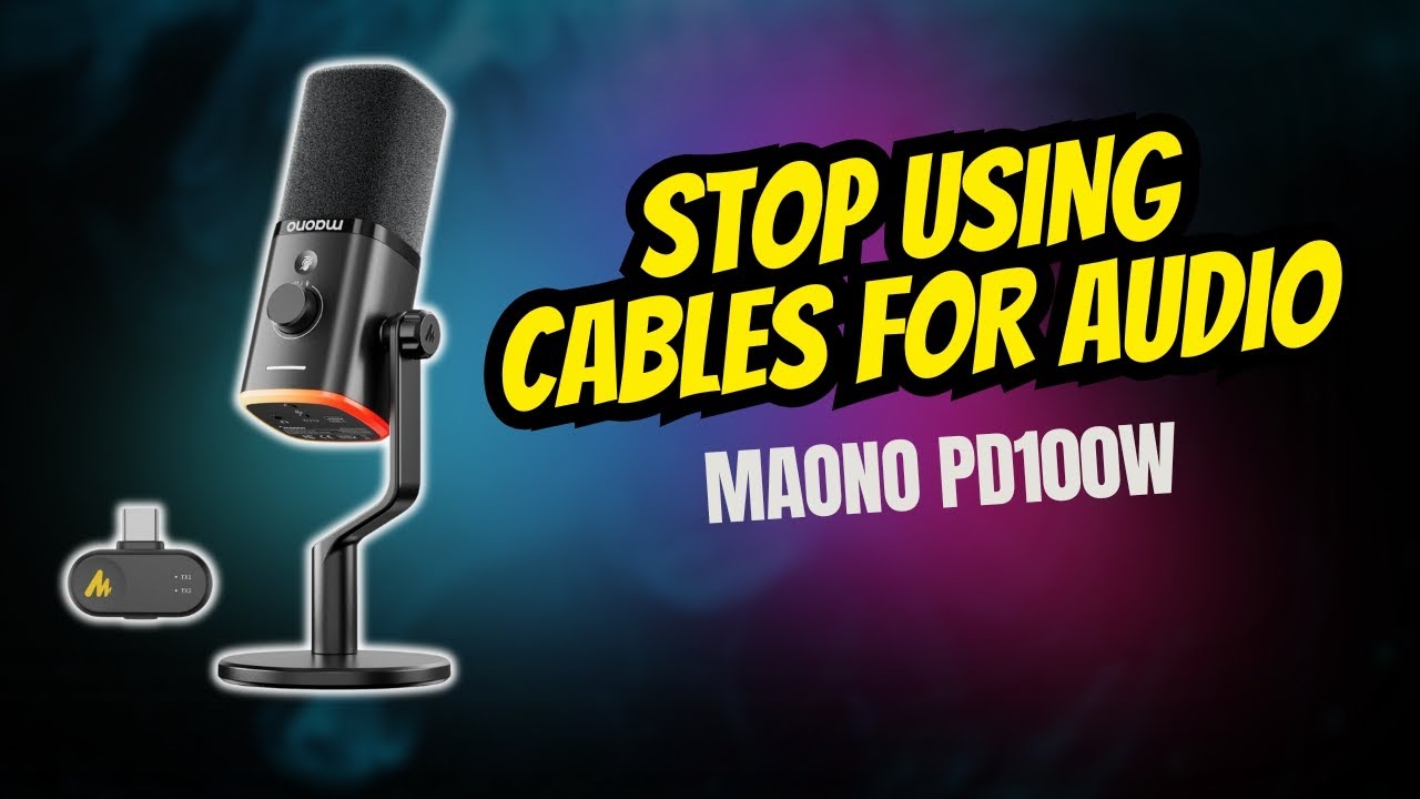 Stop Using Cables for Audio - Maono PD100W